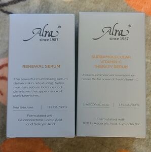 Alra Renewal and Vitamin-C Therapy Serums Bundle